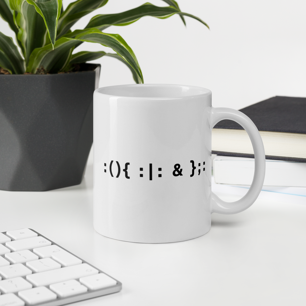 Bash Logic Bomb Mug 11oz · White / 11 oz