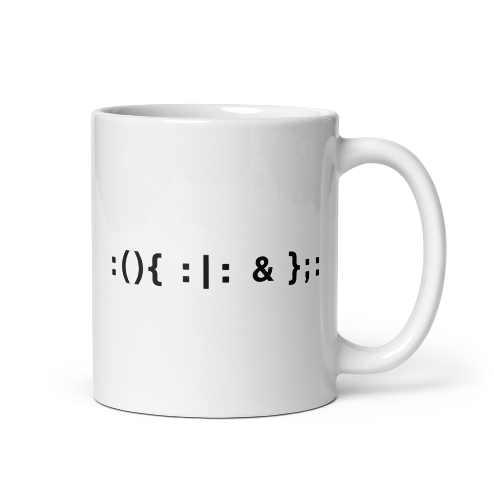 Bash Logic Bomb Mug 11oz · White / 11 oz