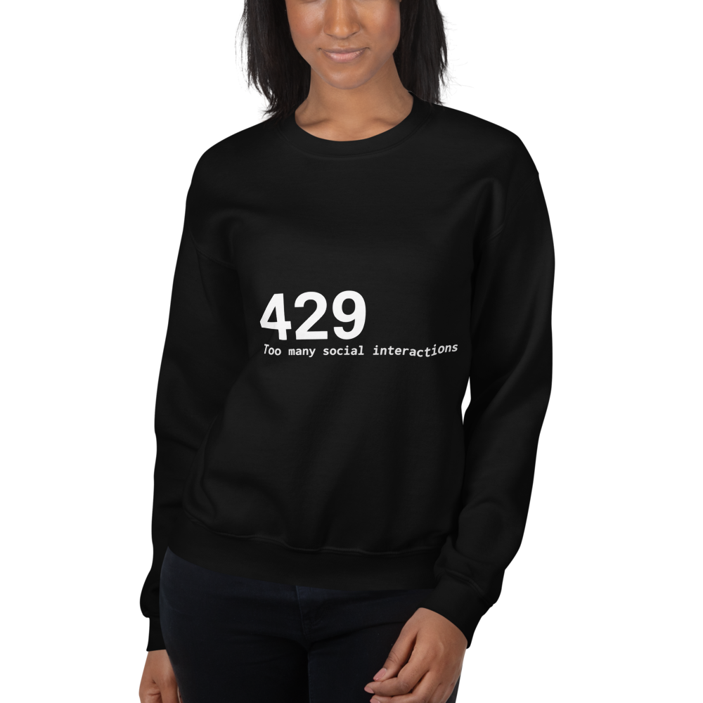 429 Sweatshirt · Unisex / Black / S