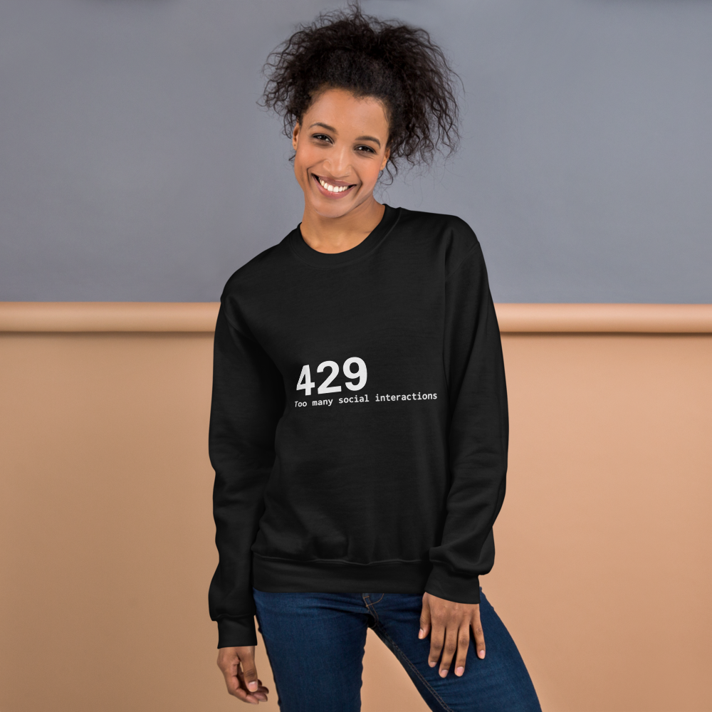 429 Sweatshirt · Unisex / Black / S