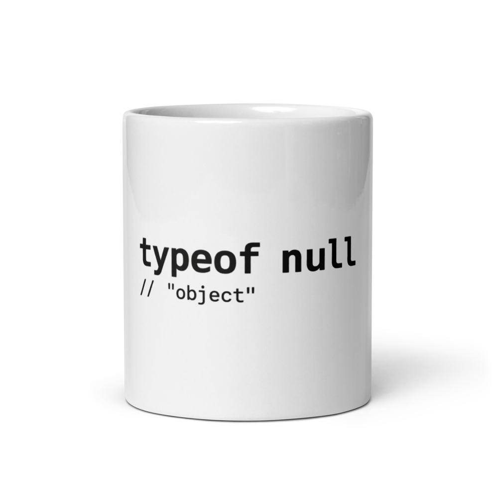 Typeof null mug · White / 11 oz