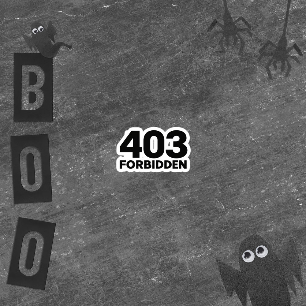 403 Sticker · White / 3″×3″