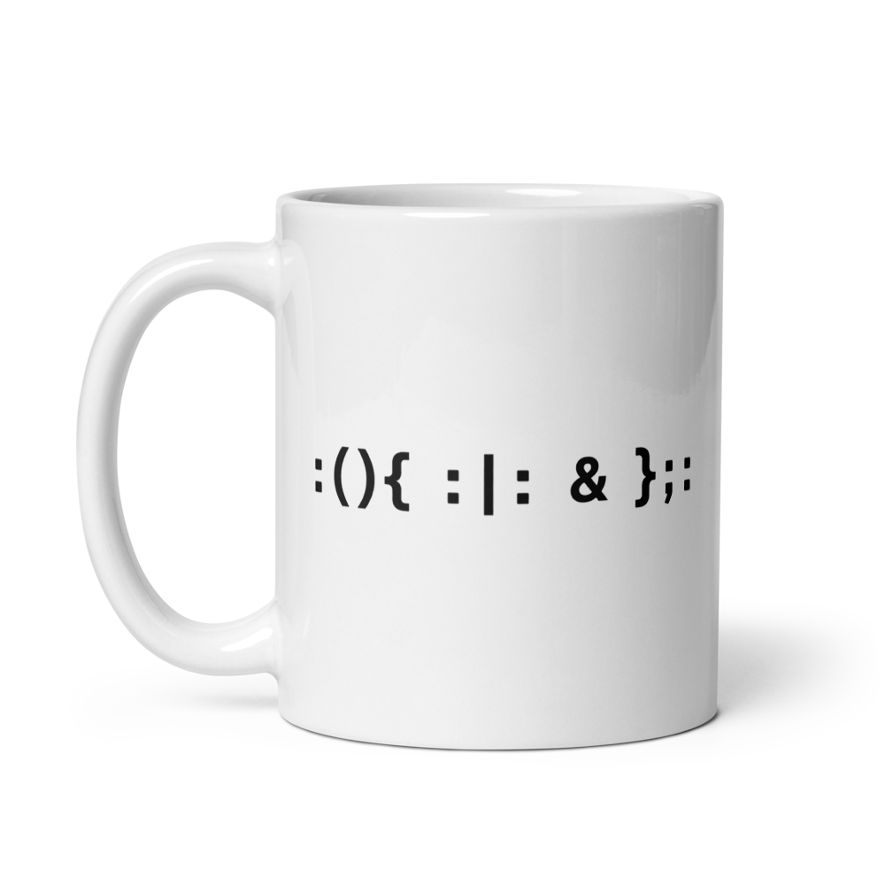 Bash Logic Bomb Mug 11oz · White / 11 oz