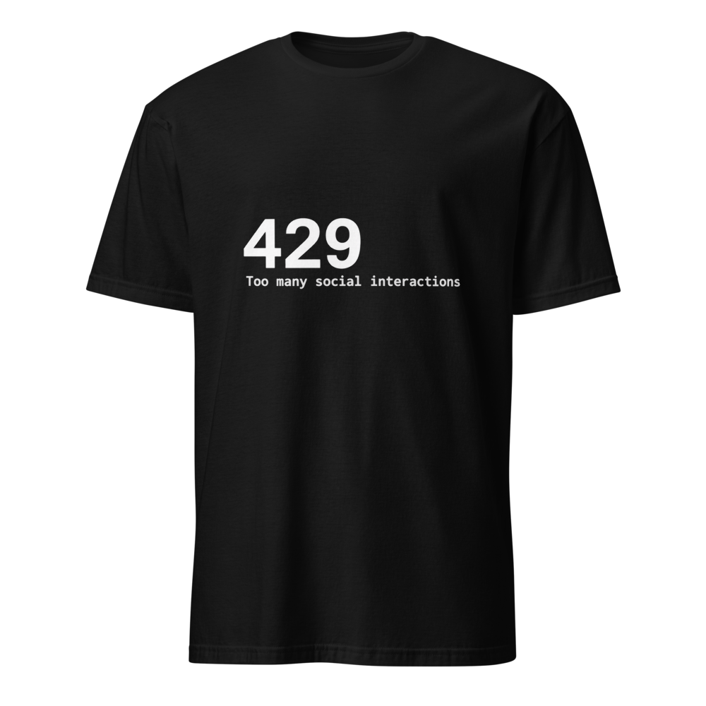 429 T-Shirt · Unisex / Black / S