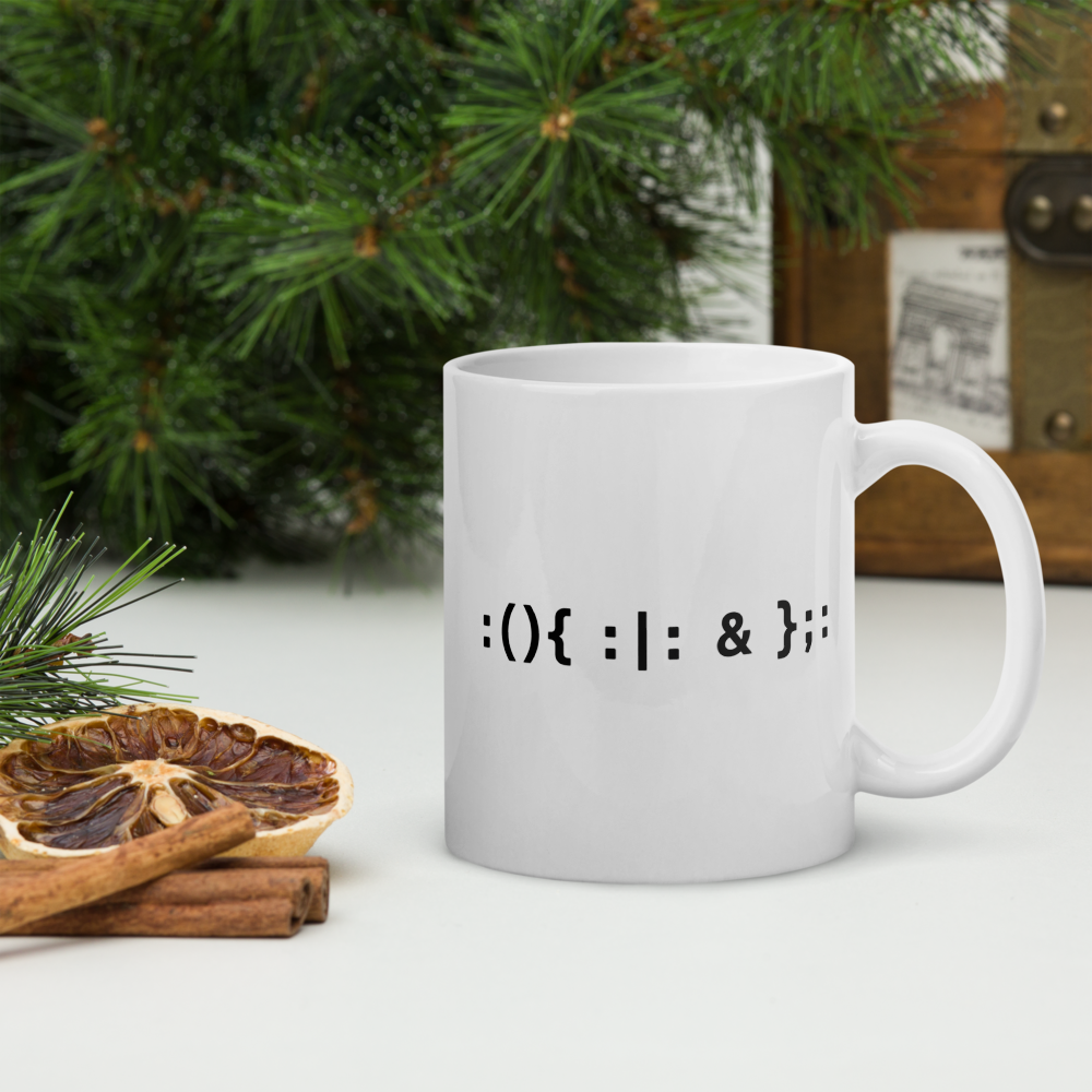 Bash Logic Bomb Mug 11oz · White / 11 oz