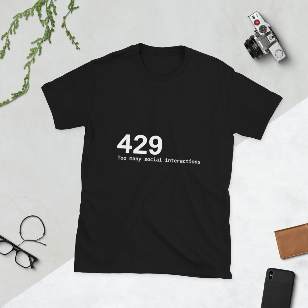 429 T-Shirt · Unisex / Black / S