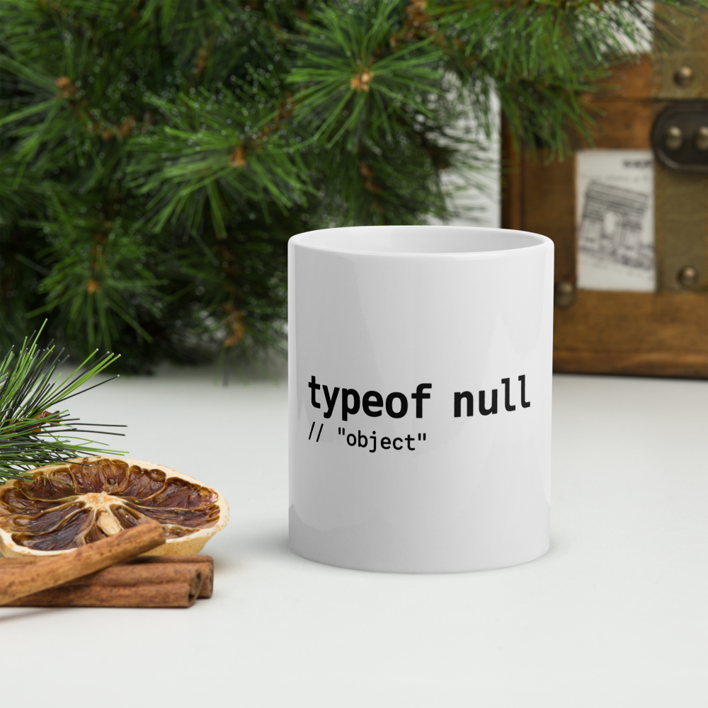 Typeof null mug · White / 11 oz